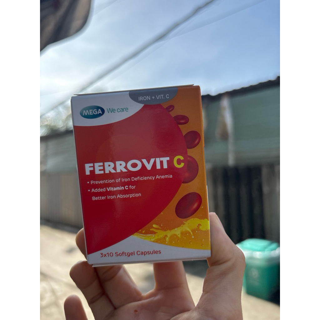 Ferovit + C viên uống bổ sung vitamin B12, folic acid, iron