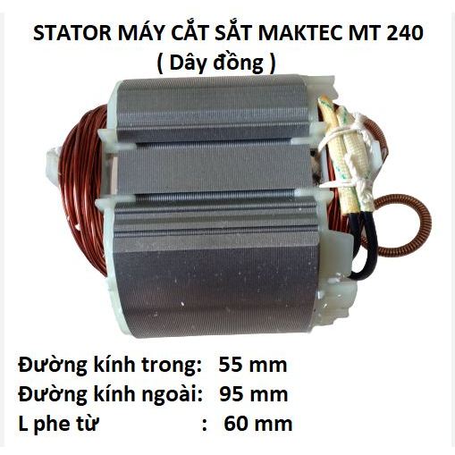 Stator cuộn điện lắp máy cắt sắt MT 240