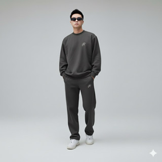  Sét Bộ Quần Áo Nỉ Nam Thu Đông Panceno Thêu Ngựa Chất Liệu Nỉ 2 Da Cotton Cao Cấp Ấm Áp Mềm Mại 