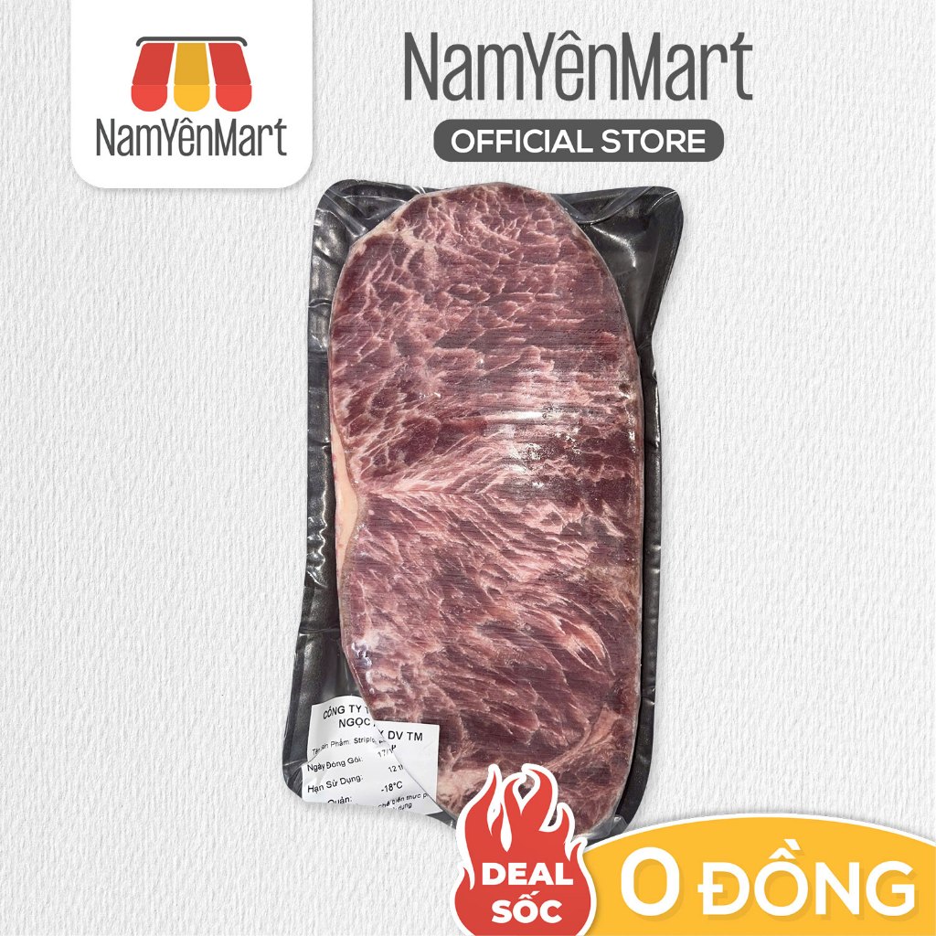 Striploin bò Aukobe (250g) - Nam Yên Mart