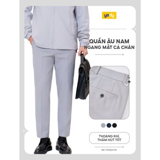  Quần Âu Nam YODY Vải Nano Ngang Mắt Cá Chân TRA - MCTR25A146 