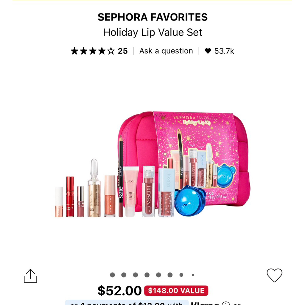 Sephora Favorites Holiday Lip Value Set