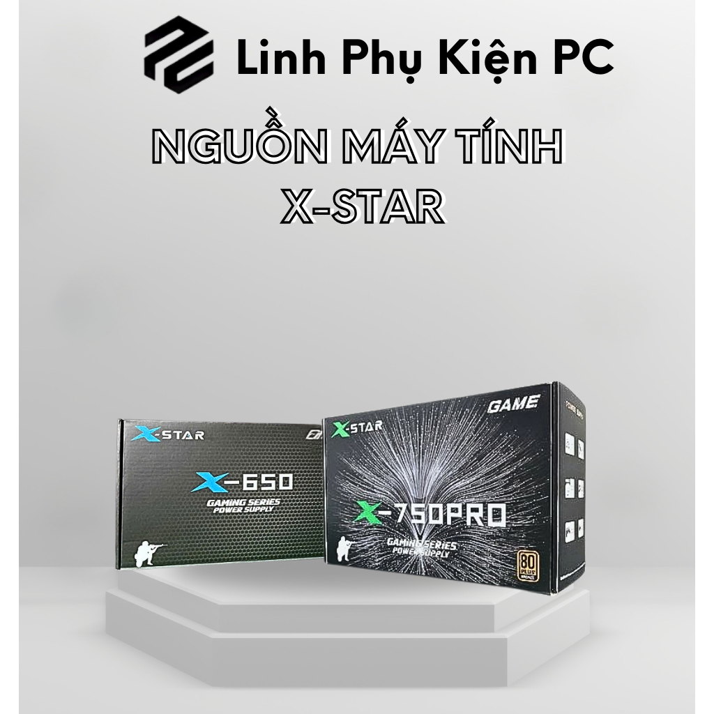 Nguồn máy tính X-STAR X-400/ X-500/ X-600/ X650 nguồn công suất thực-Hàng Chính Hãng- bảo hành 2 năm