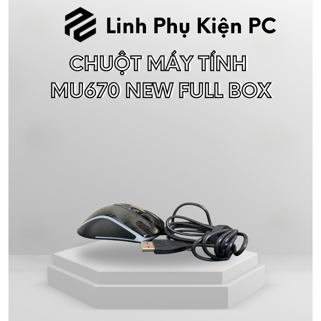 Chuột game thủ XSTAR MU 670 cod led nhiều màu bảo hành 12 tháng