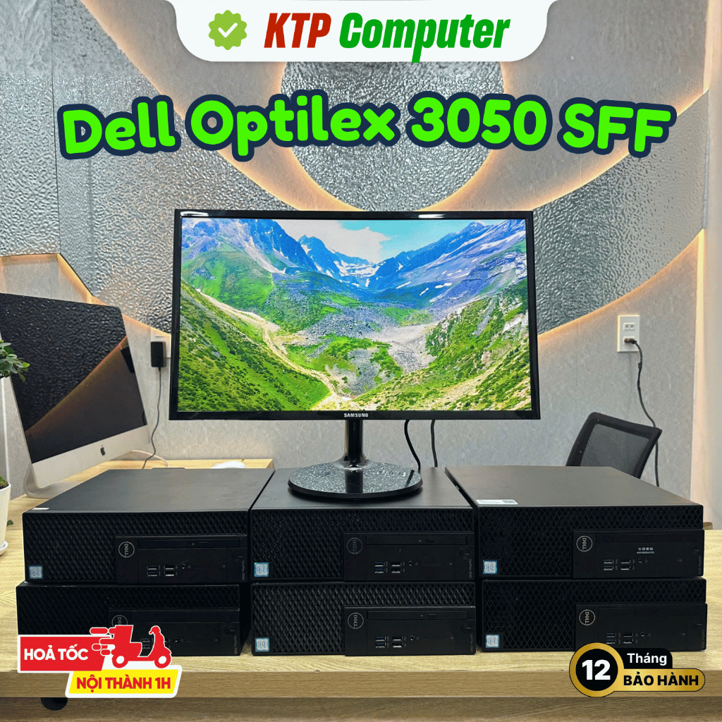 Máy bộ Dell Optilex 3050 SFF Gen 6 (Core I7 6700 - 32Gb Ram - 512Gb SSD) KTP Computer
