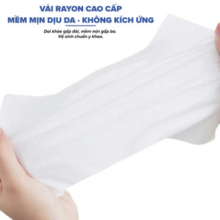 Combo Khăn Ướt WAKE-UP Cooling Wipes 20 Miếng Khăn Lạnh Bạc Hà Sảng Khoái Làm Sạch Nhanh, Mát Lạnh Tức Thì ADACO