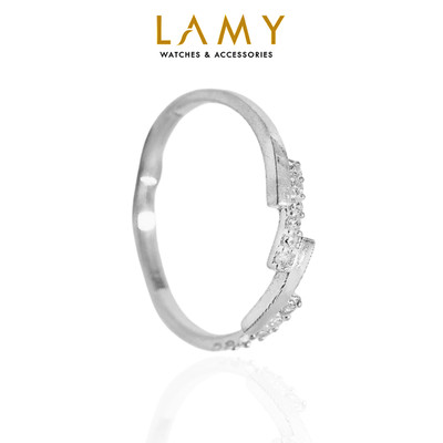 Nhẫn bạc nữ LAMY Shiny Crystal Ring Silver 8325 - Nhẫn bạc ta cao cấp