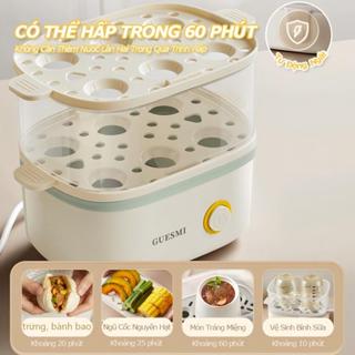 Nồi Hấp Điện, Máy Hấp Trứng MINI, Tự Động, Đa Năng, Tiện Dụng, Bảo Hành 12 Tháng