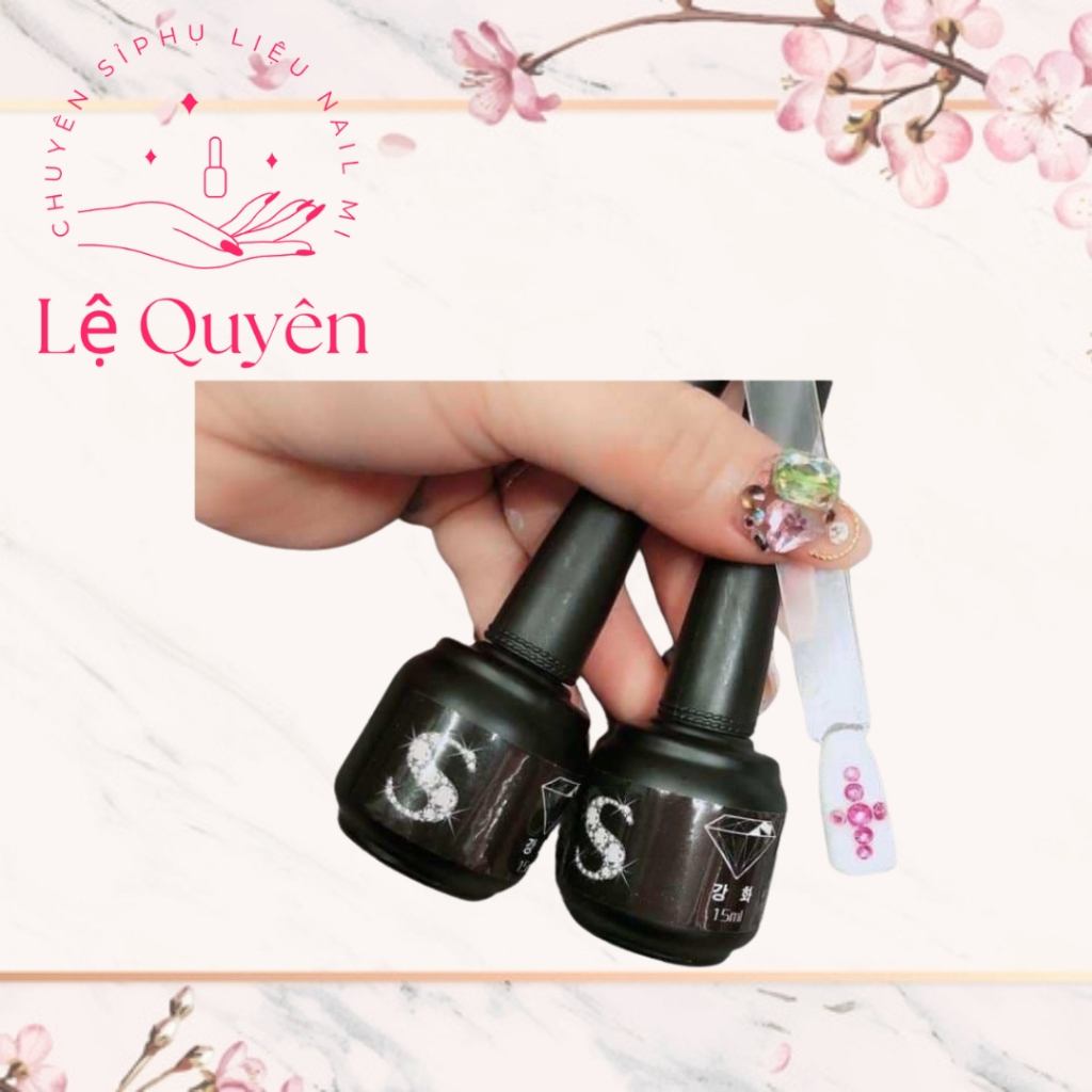 Top Gel Đính Đá Nail Siêu Chắc , Top Đính Đá Chính Hãng Chuyên Dụng Trong Ngành Nail [ Lệ Quyên ]