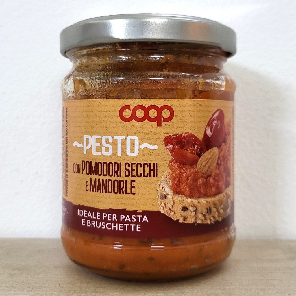 COOP ( Lọ ĐỎ 180g ) SỐT PESTO Ý CÀ CHUA Pomodori Secchi Pesto Sauce