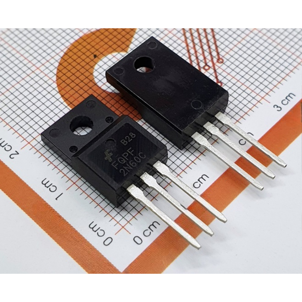 2N60 FQPF2N60C MOSFET N-CH 2A 600V TO-220F-3