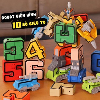 Đồ Chơi Lắp Ráp Số Biến Hình Robot - Nhựa ABS Cao Cấp Phát Triển Tư Duy Sáng Tạo Cho Bé 