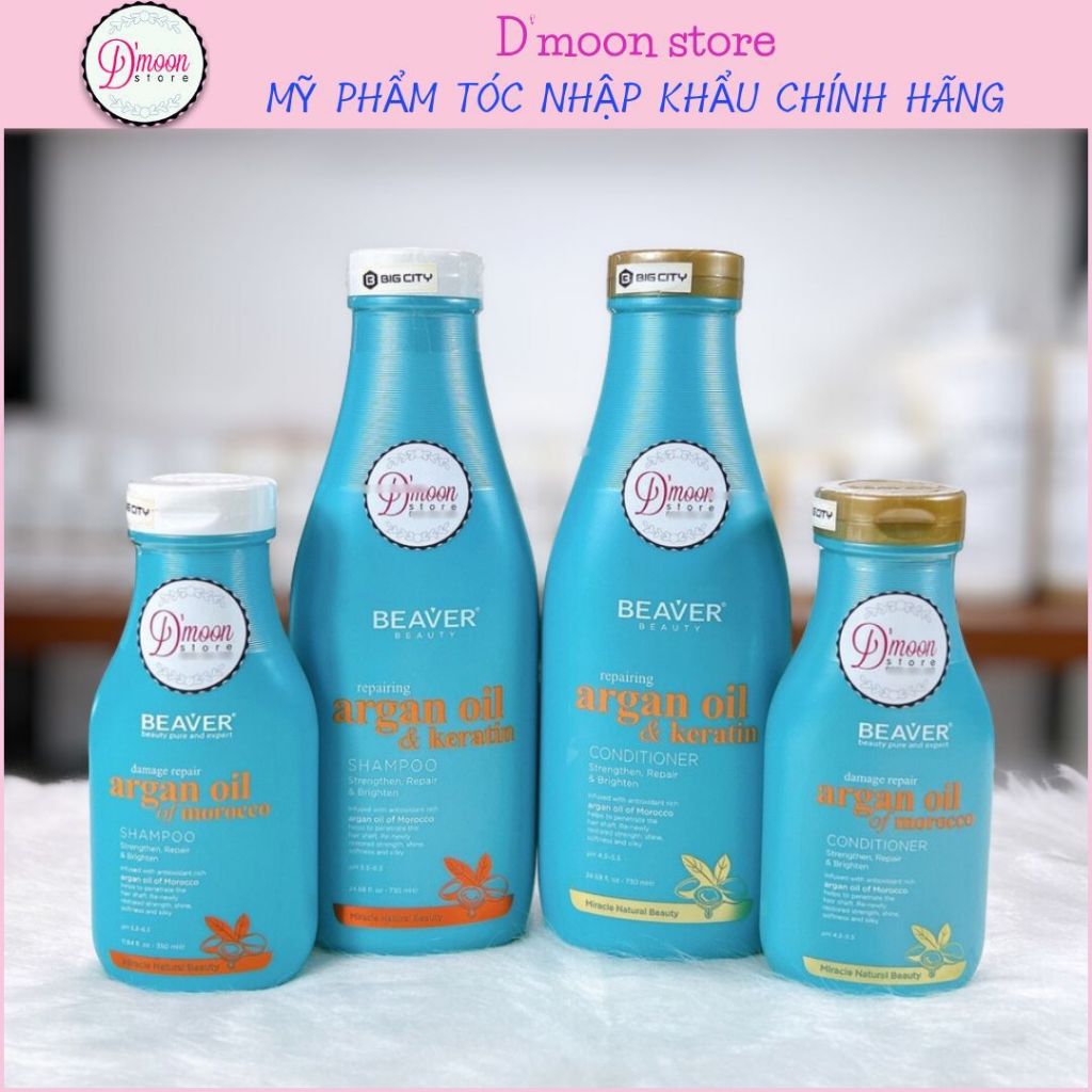 Dầu gội xả Beaver Argan Oil Of Morocco 350ml - 730ml