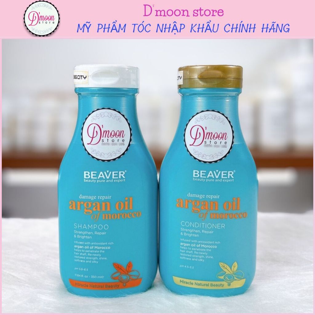 Dầu gội xả Beaver Argan Oil Of Morocco 350ml