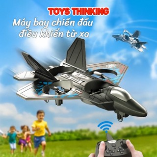 Đồ chơi máy bay điều khiển từ xa 2in1 ToysThinKing trải nghiệm bay đêm với đèn LED lung linh cho bé
