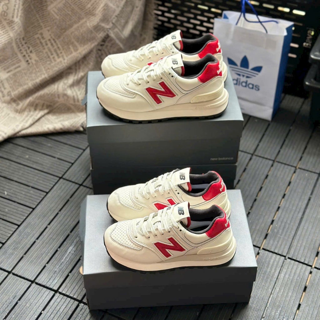 Giày Thể Thao New Balance 574 Kem Đỏ