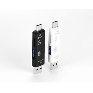 Đầu đọc thẻ Micro SD/USB từ Micro USB OTG sang USB2.0