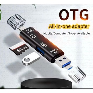 Đầu đọc thẻ Micro SD/USB từ Micro USB OTG sang USB2.0
