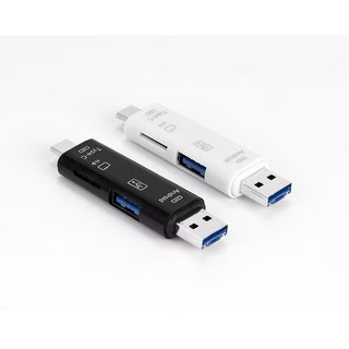 Đầu đọc thẻ Micro SD/USB từ Micro USB OTG sang USB2.0
