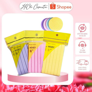 Bông Mút Rửa Mặt Chivey Chính Hãng – Bọt Biển Nở, Mềm Mịn, Làm Sạch Sâu, Tái Sử Dụng Tiện Lợi