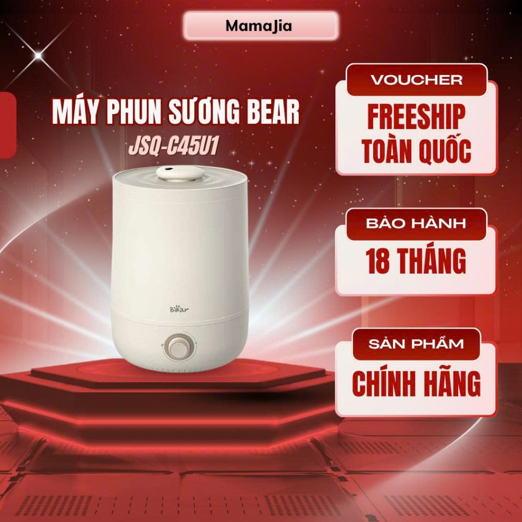 Máy Phun Sương Tạo Ẩm Bear JSQ-C45U1 mẫu mới nhất