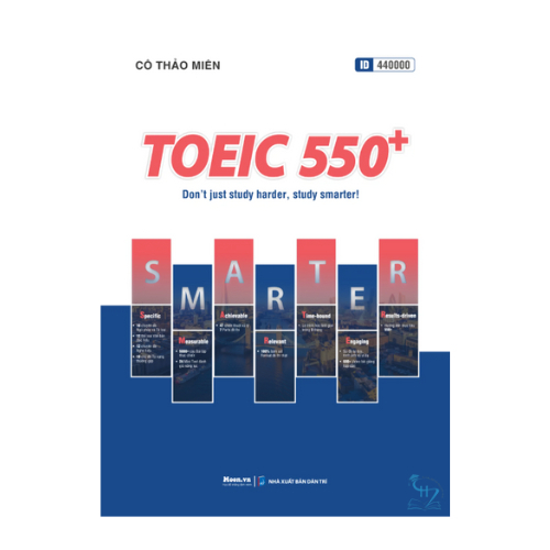 Sách - TOEIC 550+ (Don’t just study harder, study smarter) - Shuongthao