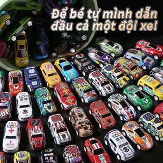 Thùng 30 Xe Ô Tô Đồ Chơi Hợp Kim Combo Kèm Hộp Đựng Hàng Loại 1 Đồ Chơi Ô Tô Nhiều Màu Cho Bé