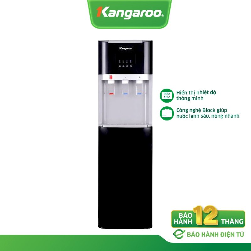 Cây nước nóng lạnh nước uống âm bình Kangaroo KGWD03BT1D - có thể điều chỉnh nhiệt độ, làm lạnh Bloc