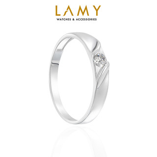  Nhẫn bạc nam nữ LAMY Gemstone-Studded Couple Ring Silver 8240 - Nhẫn bạc ta cao cấp 