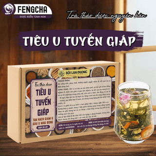  Trà tiêu u tuyến giáp nguyên vị thảo mộc hỗ trợ tiêu u xơ nhân tuyến giáp hộp lớn 30 gói 