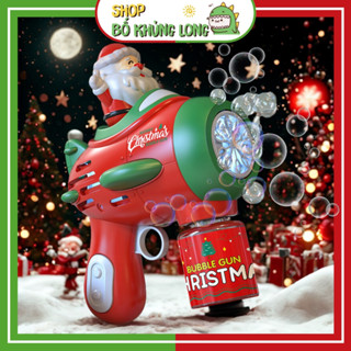  Đồ Chơi Máy Bắn Bong Bóng Ông Gìa Noel Giáng Sinh Đồ Chơi Ngoài Trời Cho Bé - BỐ KHỦNG LONG 