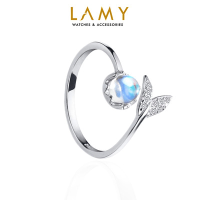 Nhẫn bạc nữ LAMY Cute Ocean Fish Mermaid Tail Ring Silver 8342 - Nhẫn bạc ta cao cấp