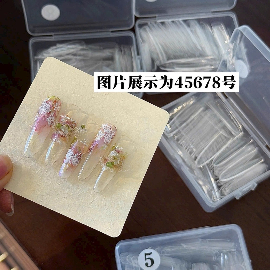 Móng mẫu hạt gạo dài chuyên làm mẫu vân đá,hoa gel My Nail