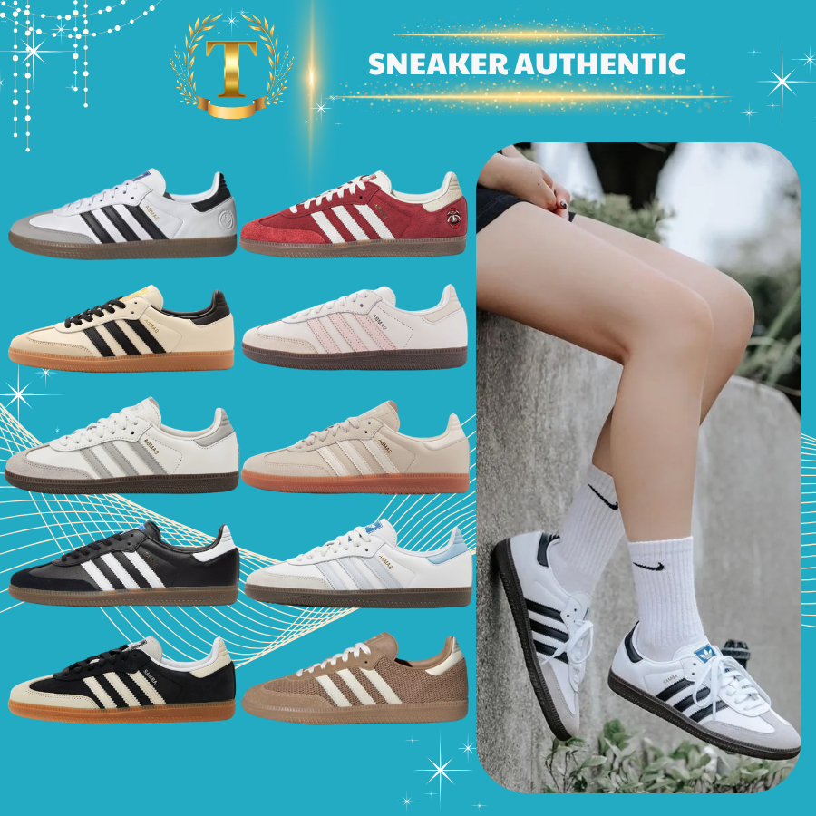  Giày Adidas Samba OG Đủ Màu Giày Thể Thao Nam Nữ Basic Phối Màu Siêu Đẹp 