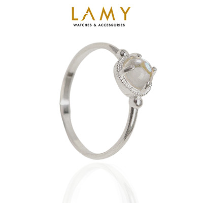 Nhẫn bạc nữ Rainbow Moonstone Silver Ring 8352 - Nhẫn bạc ta cao cấp