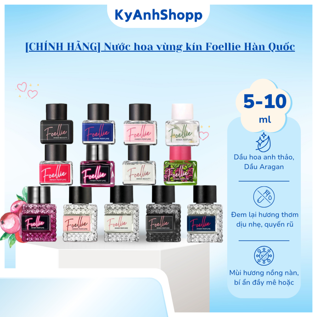 [CHÍNH HÃNG] Nước hoa vùng kín Foellie Hàn Quốc