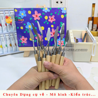 [ TỔNG HỢP ] Bay Vẽ , Bay Xúc Màu , Bay Pha Màu Poster , Bay Đắp Tranh Acrylic, Sơn Dầu - Palette knife