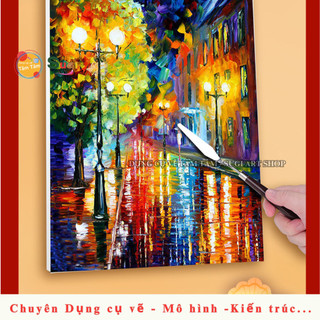 [ TỔNG HỢP ] Bay Vẽ , Bay Xúc Màu , Bay Pha Màu Poster , Bay Đắp Tranh Acrylic, Sơn Dầu - Palette knife