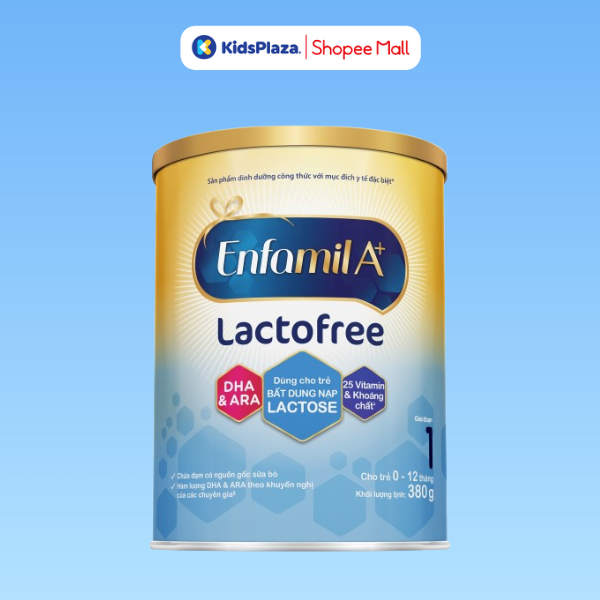 Sữa Enfamil A+ Lactofree 380g