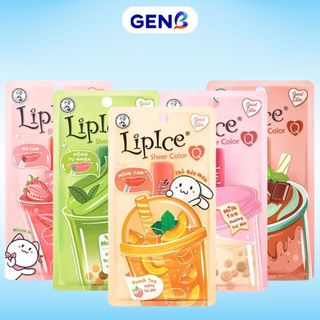 Son Dưỡng Ẩm Môi Có Màu Lipice Sheer Color Q 2.4g - Son Dưỡng Mềm Môi Có Màu, Có Mùi Tự Nhiên - GenB