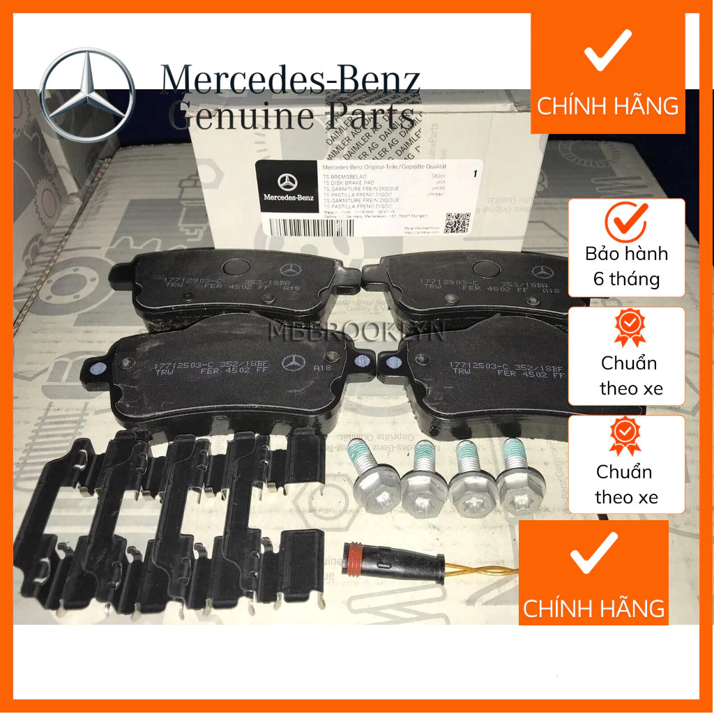 [CHÍNH HÃNG] Bộ má phanh ( bố thắng ) sau Mercedes Benz ML350 ML250 Out Sport 2013-2015