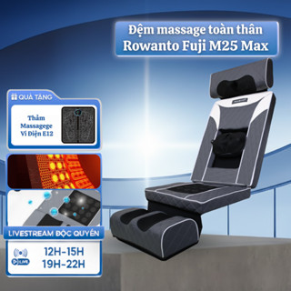 [CHÍNH HÃNG] Đệm massage Rowanto M25 massage toàn thân, nệm mát xa tại nhà, ghế massage giảm đau