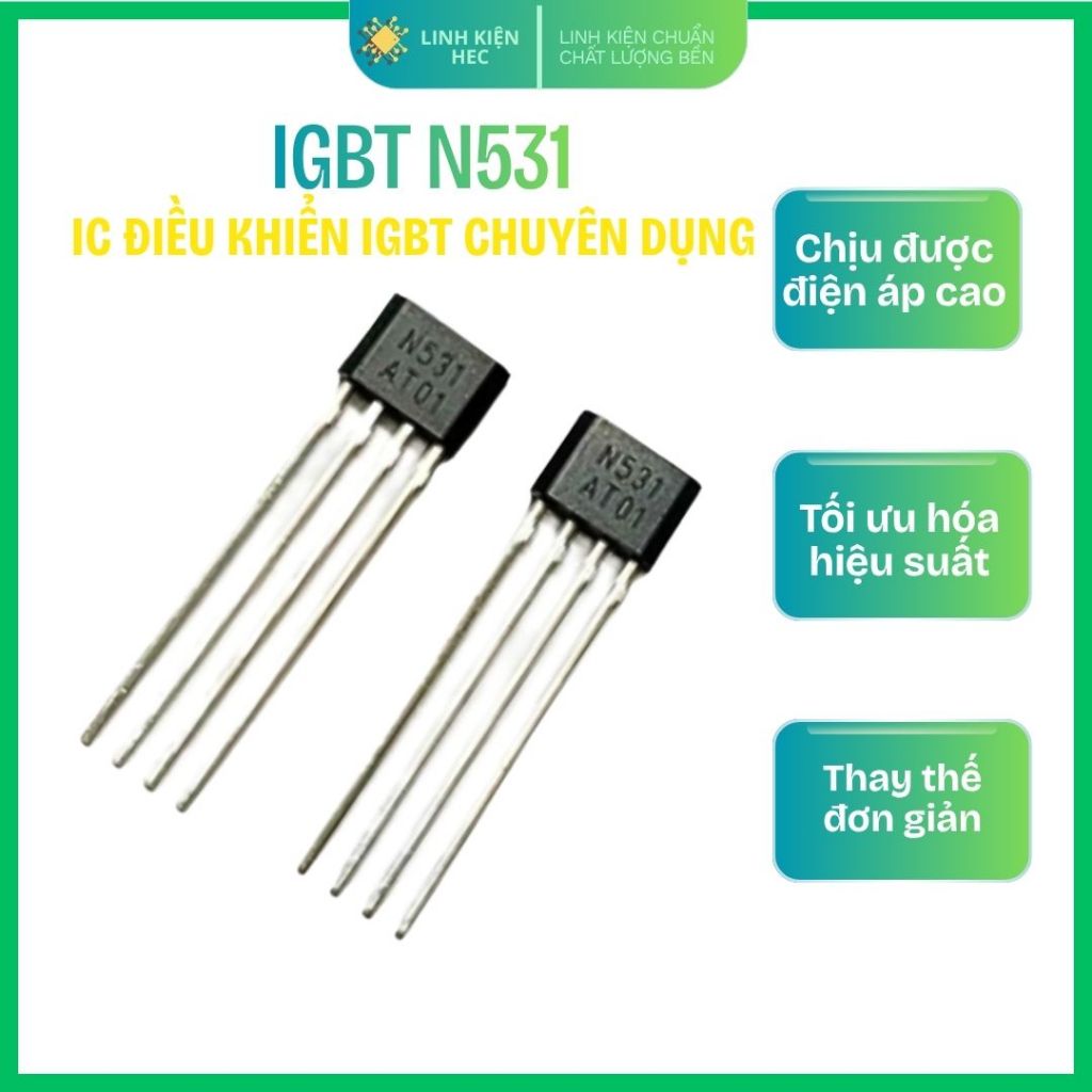 IC lái IGBT bếp từ N531 chính hãng linh kiện hec.