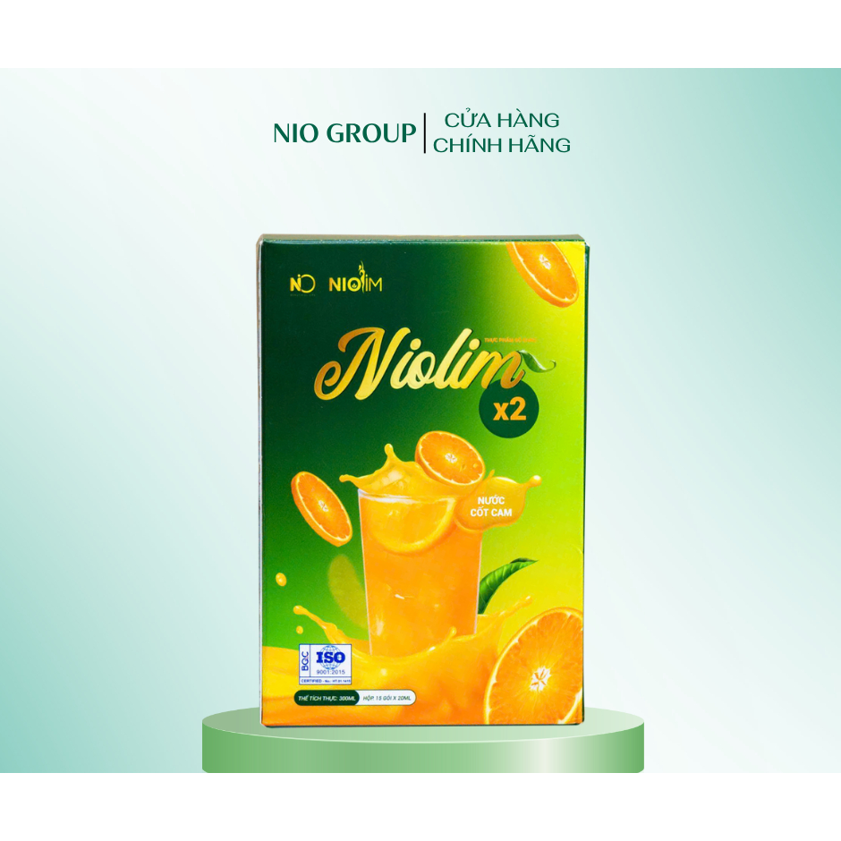 NioLim X2 Chính Hãng Hỗ Trợ Cân Bằng Vóc Dáng,Hỗ Trợ Giảm Cân Hộp 15 Gói