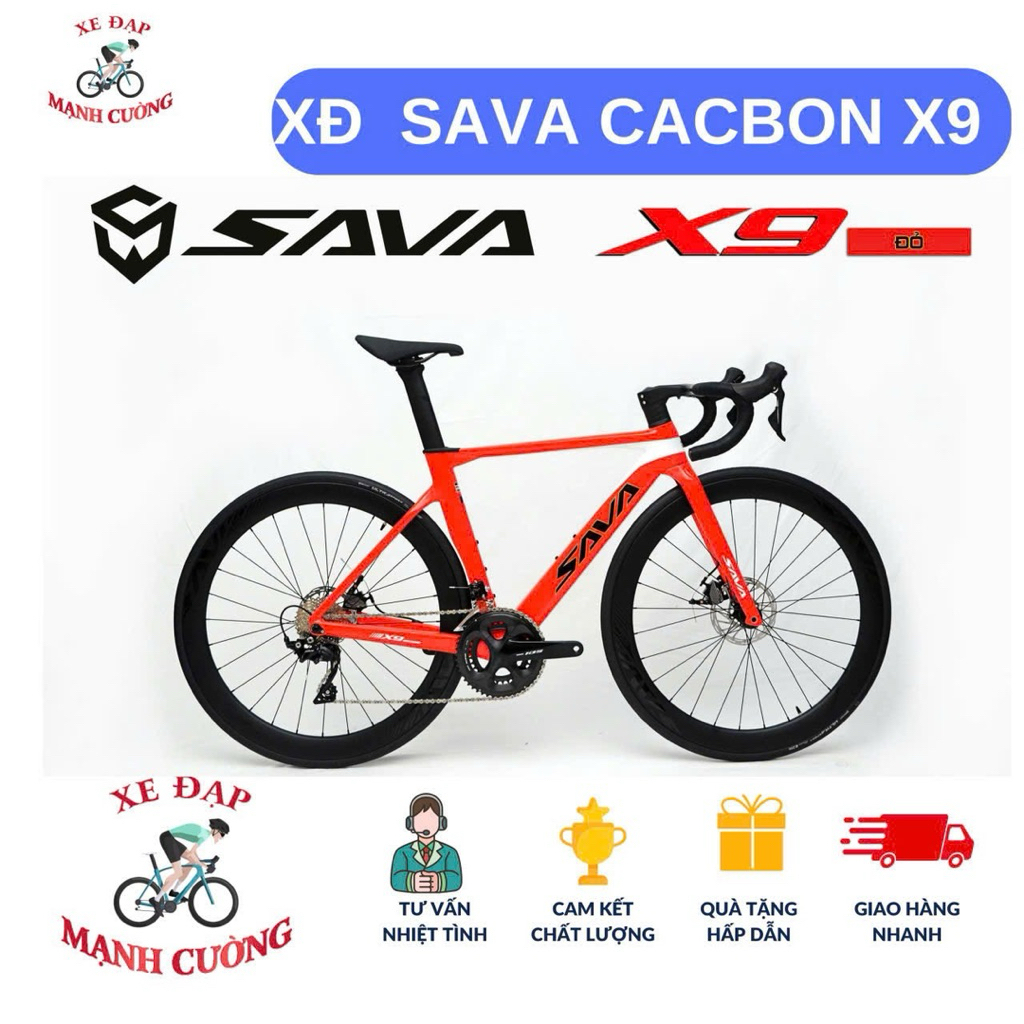 🩸 XE ĐẠP  ĐUA  SAVA   CARBON X 9.2