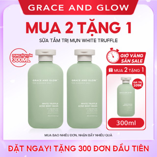  MUA 2 TẶNG 1  Sữa Tắm Grace And Glow White Truffle Acne dành cho da Mụn Và Lỗ Chân Lông 300ml 