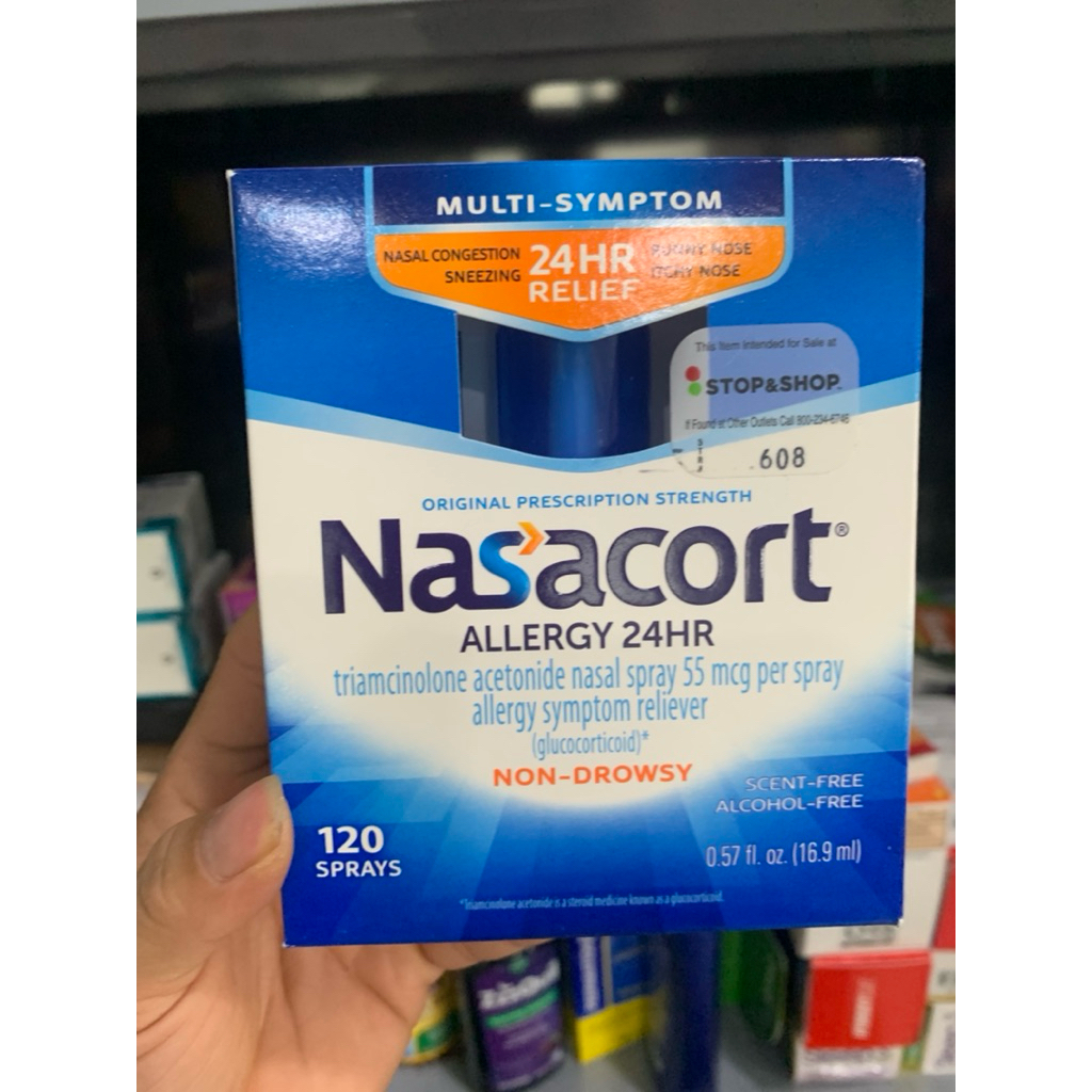 Xịt mũi NASACORT ALLERGY hỗ trợ làm giảm dị ứng mũi, thông mũi, hắt xì