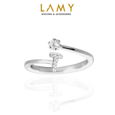 Nhẫn bạc nữ LAMY T Initial Ring Silver 8270 - Nhẫn bạc ta cao cấp