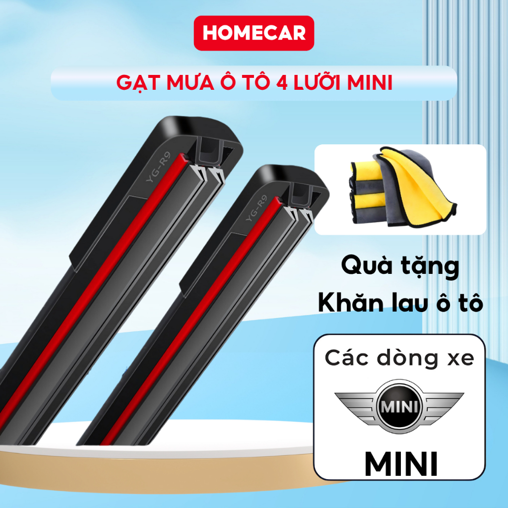 Cần Gạt Mưa Ô Tô Mini Cooper Homecar Bền Bỉ Cần Gạt Phù Hợp Gạt Mưa Mini Clubman Và Mini Countryman