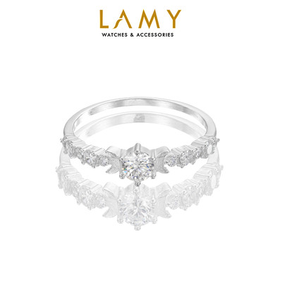 Nhẫn bạc nữ LAMY Delicate Light Luxury Ring 8248